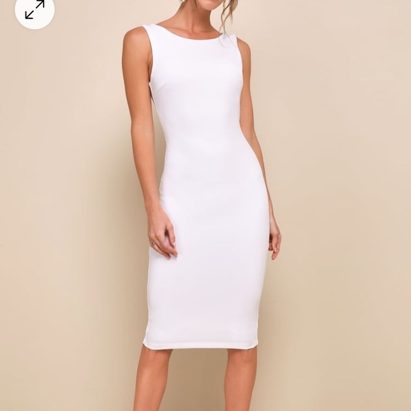 White Lulus dress - Picture 2 of 5